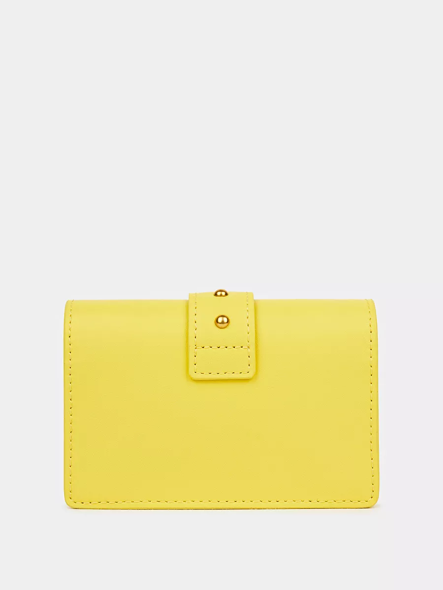 Классическая кожаная сумка Rosie цвет лимонный