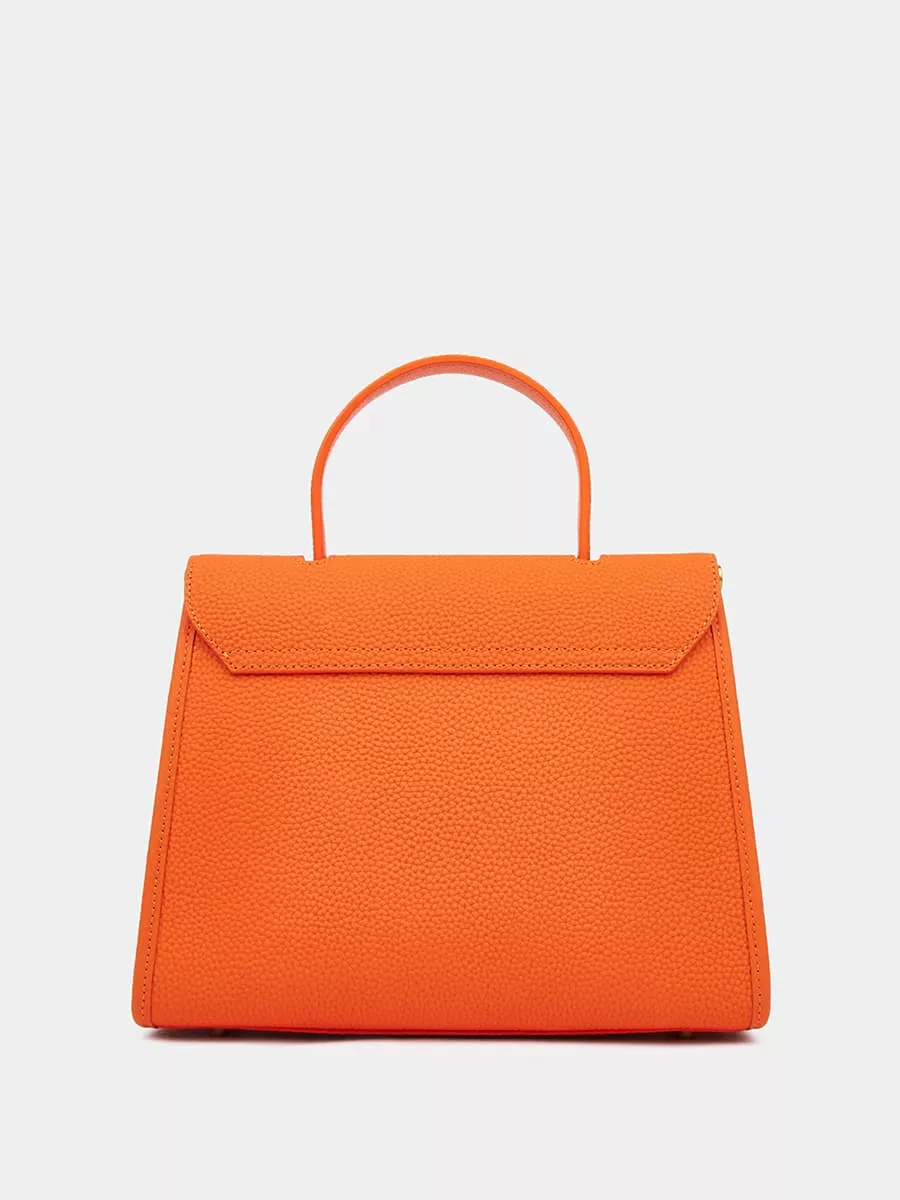 Классическая кожаная сумка Samantha mini цвет сицилийский апельсин