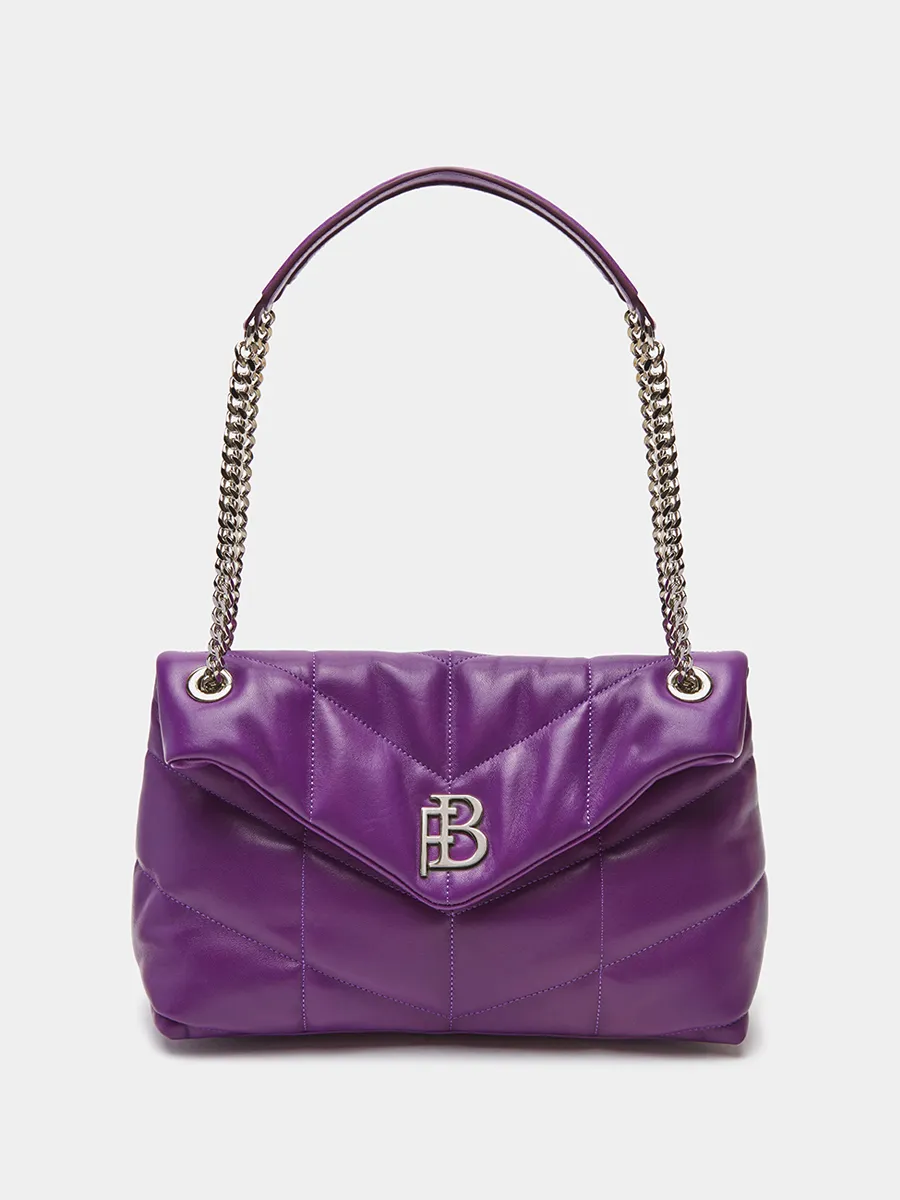 Классическая сумка Emily silver (Фиолетовый)