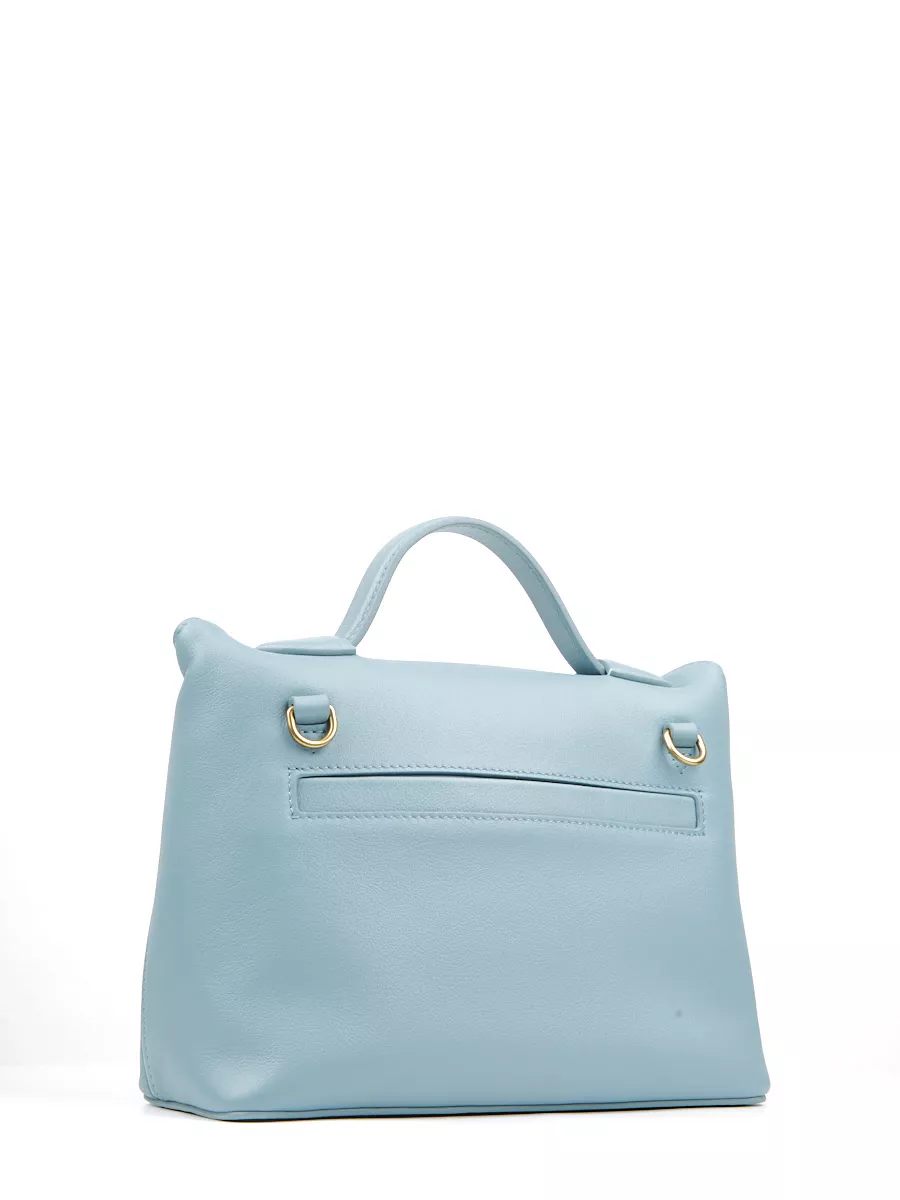 Классическая кожаная сумка Bridget mini цвет скай