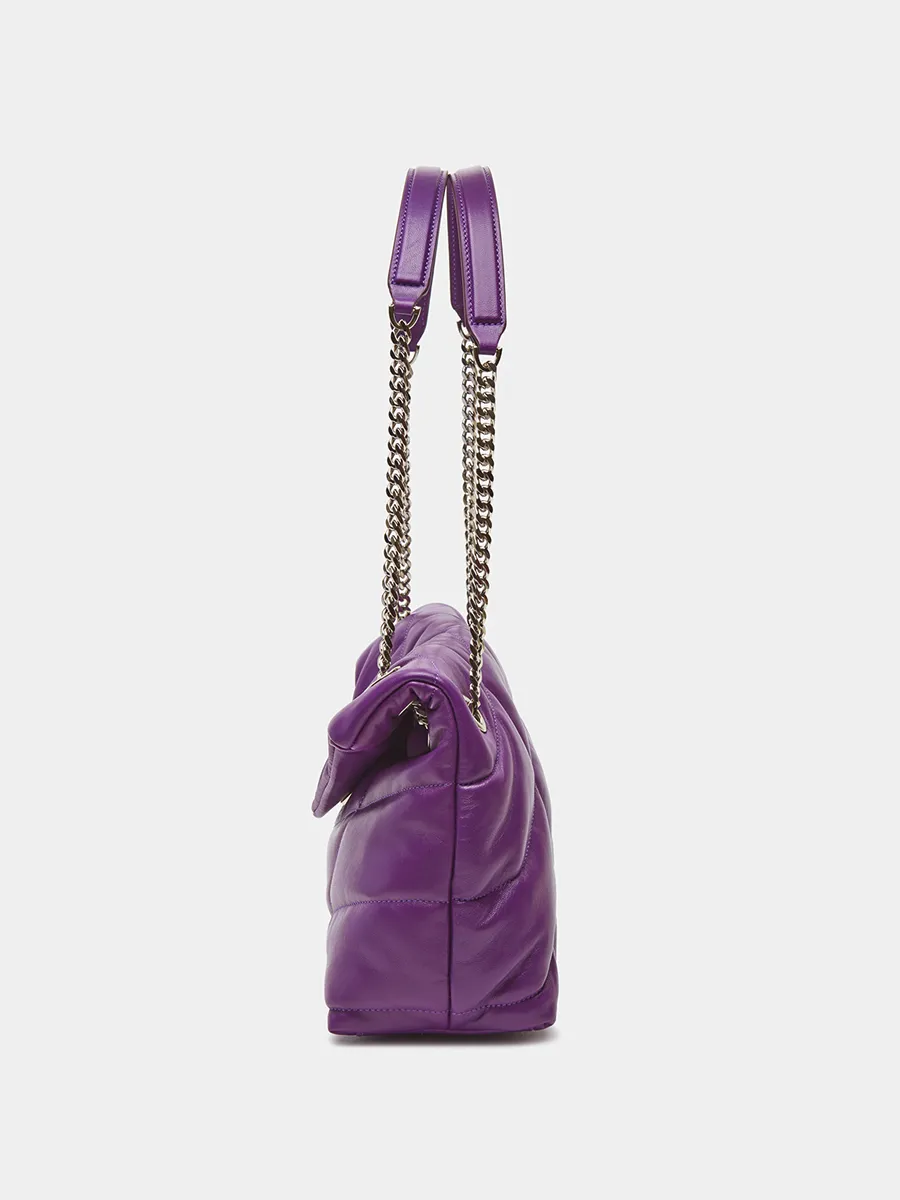 Классическая сумка Emily silver (Фиолетовый)