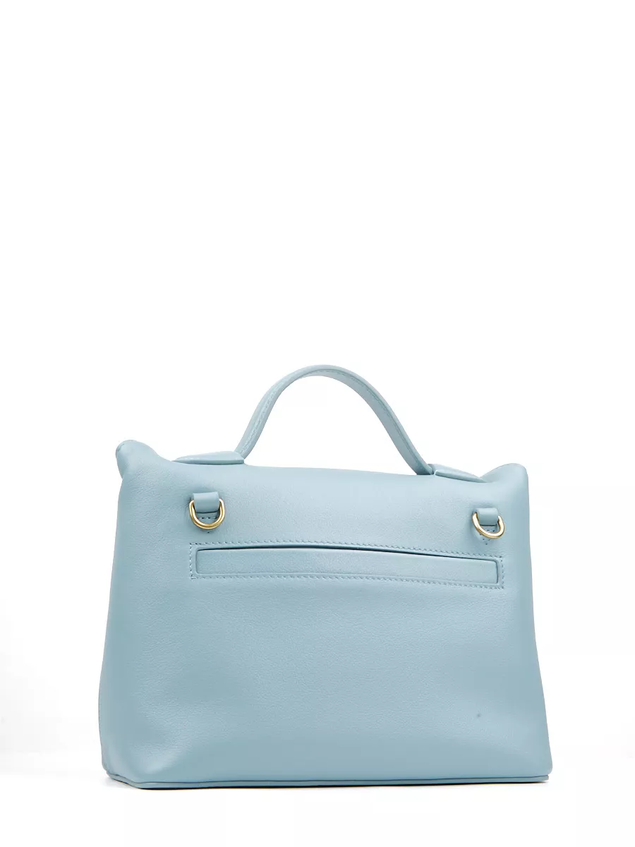 Классическая кожаная сумка Bridget mini цвет скай