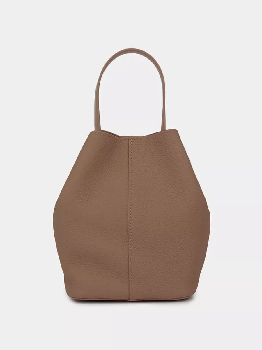Классическая кожаная сумка Chantal цвет корица
