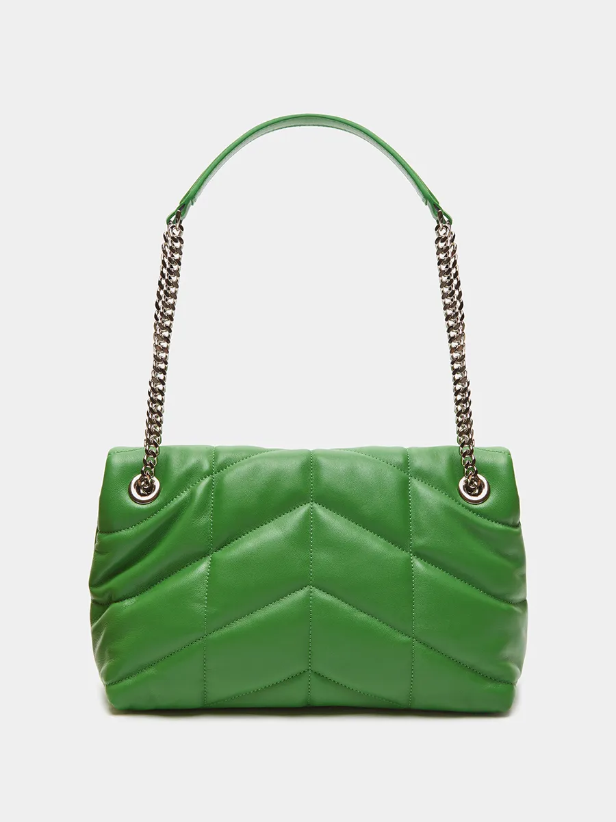 Классическая сумка Emily silver (Травяной)