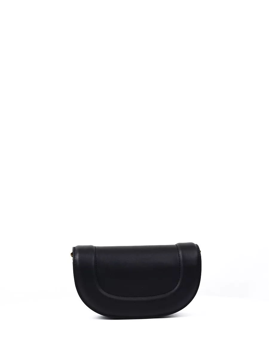 Классическая кожаная сумка Fabia mini цвет черный
