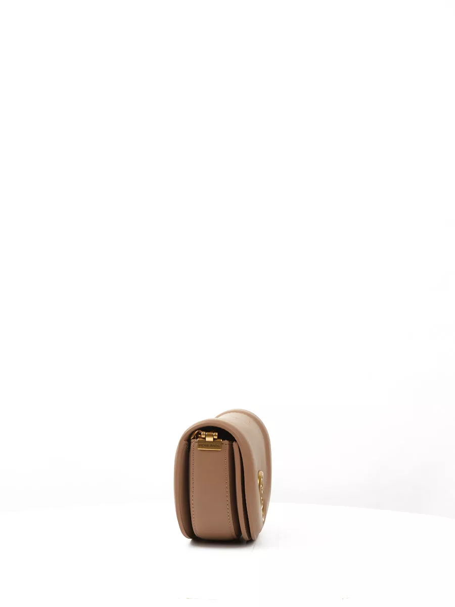 Классическая кожаная сумка Fabia mini цвет хаки