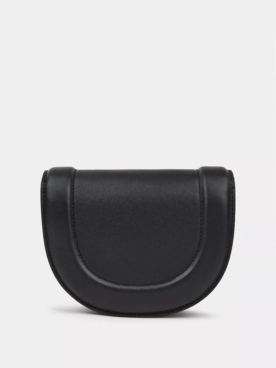 Классическая кожаная сумка Fabia цвет черный