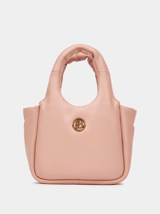 Классическая кожаная сумка Blair цвет розовый