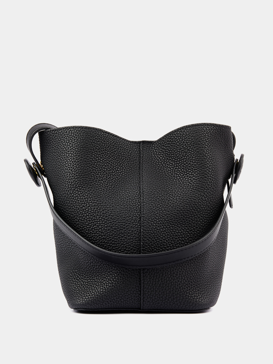 Классическая кожаная сумка Chantal цвет черный