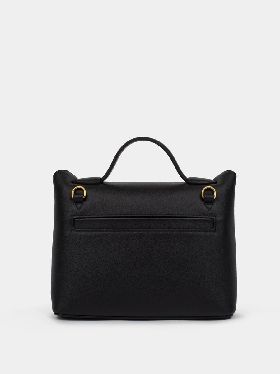 Классическая кожаная сумка Bridget mini цвет черный