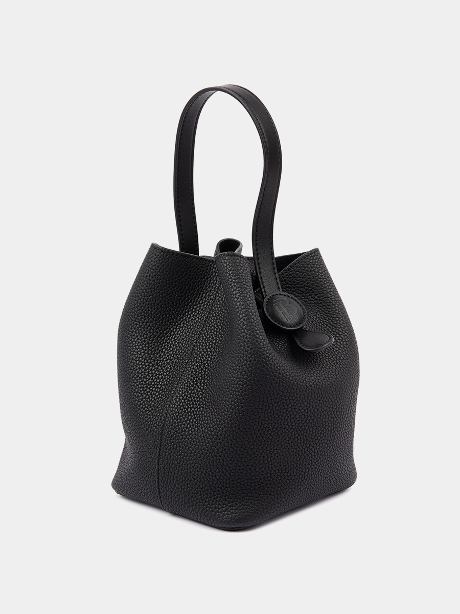 Классическая кожаная сумка Chantal цвет черный